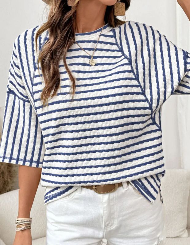 Striped Knit Top