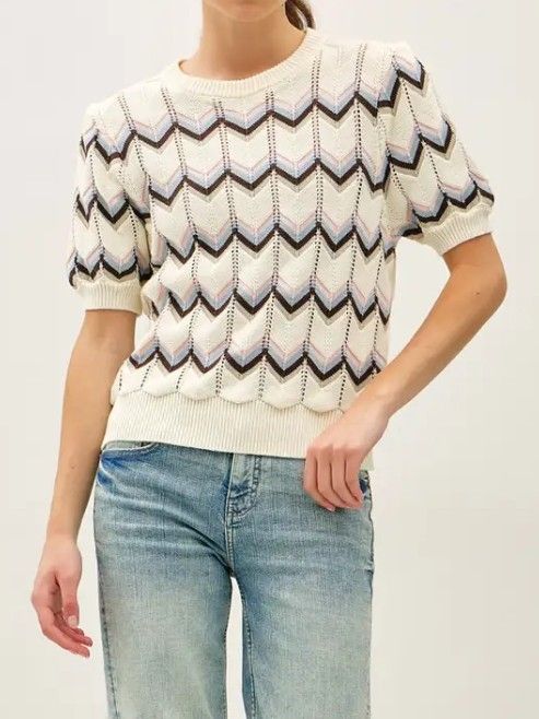 Chevron Stripe Sweater