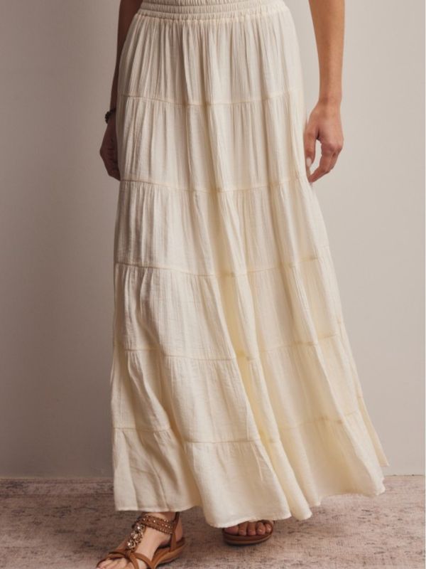 Tiered Maxi Skirt