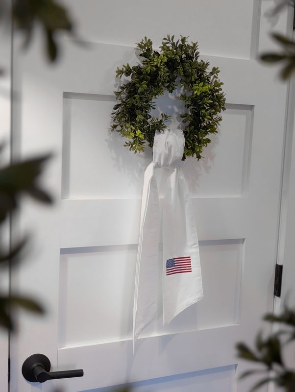 Wreath Sash - Flag