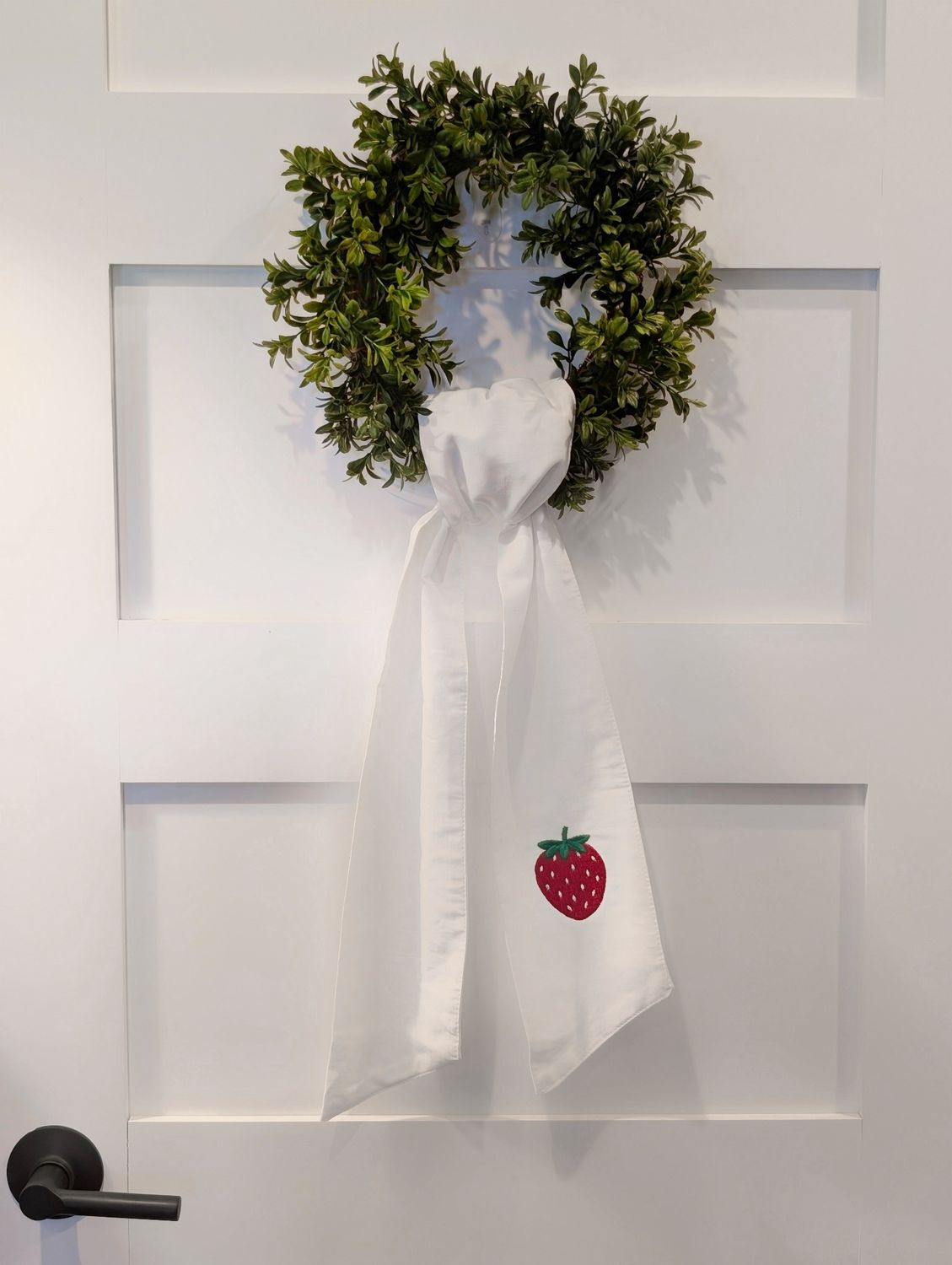 Wreath Sash - Strawberry