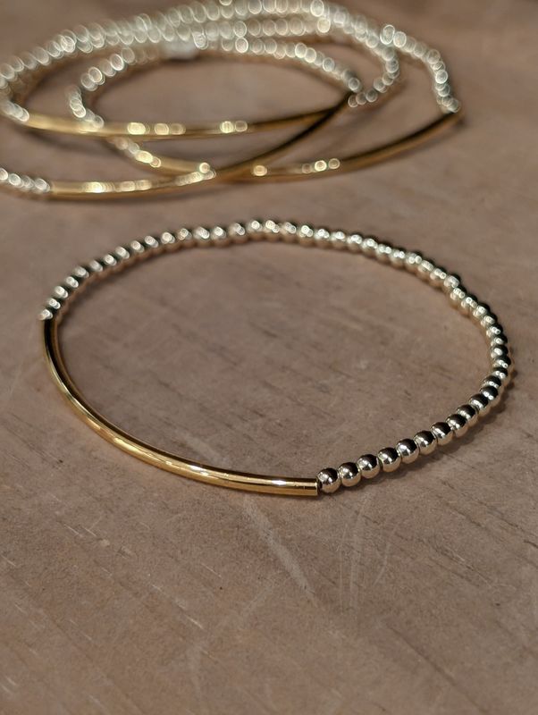 Gold Filled Bar Bracelet