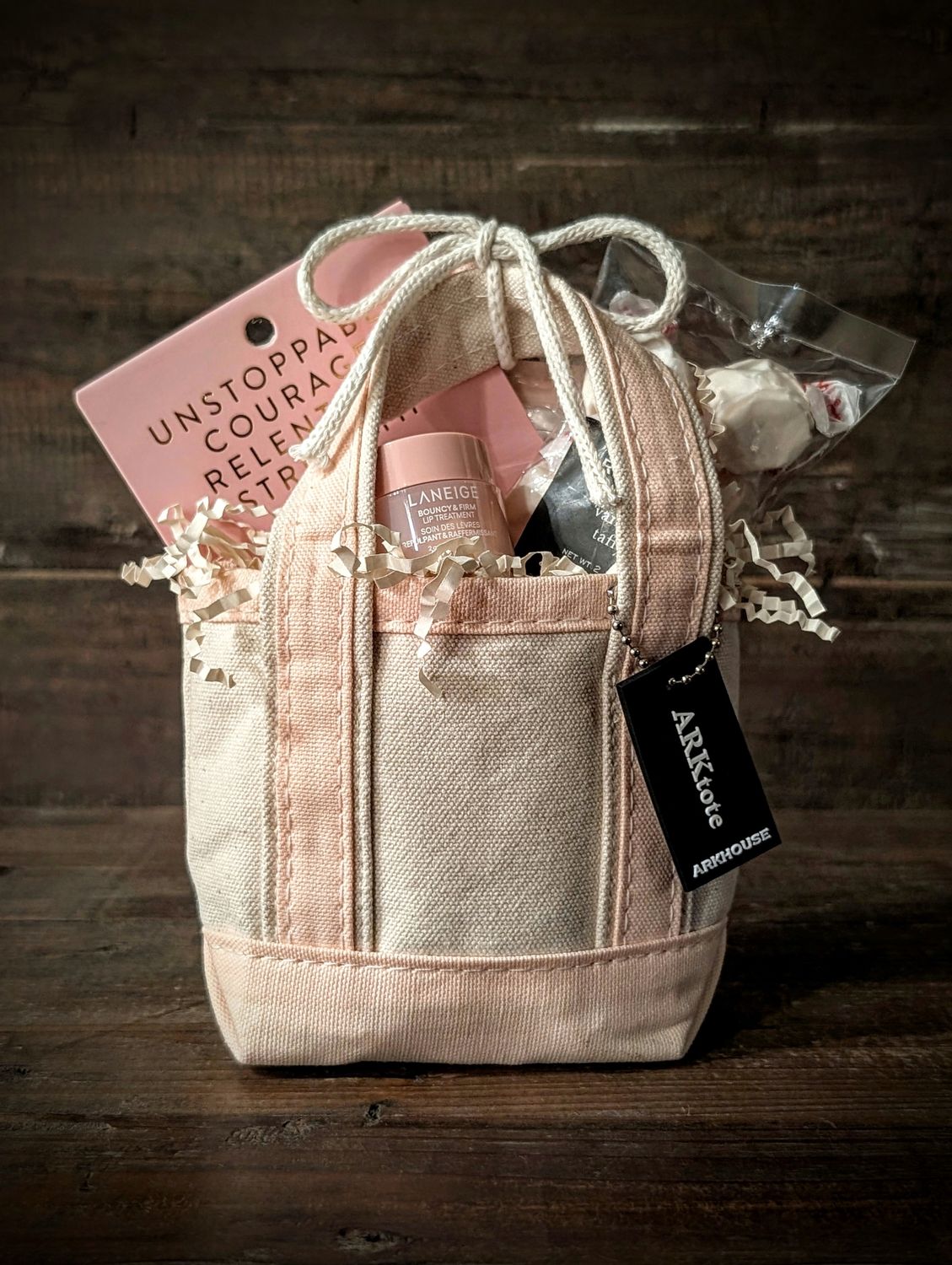 Mini ARKtote - Be Strong - Pink Ribbon