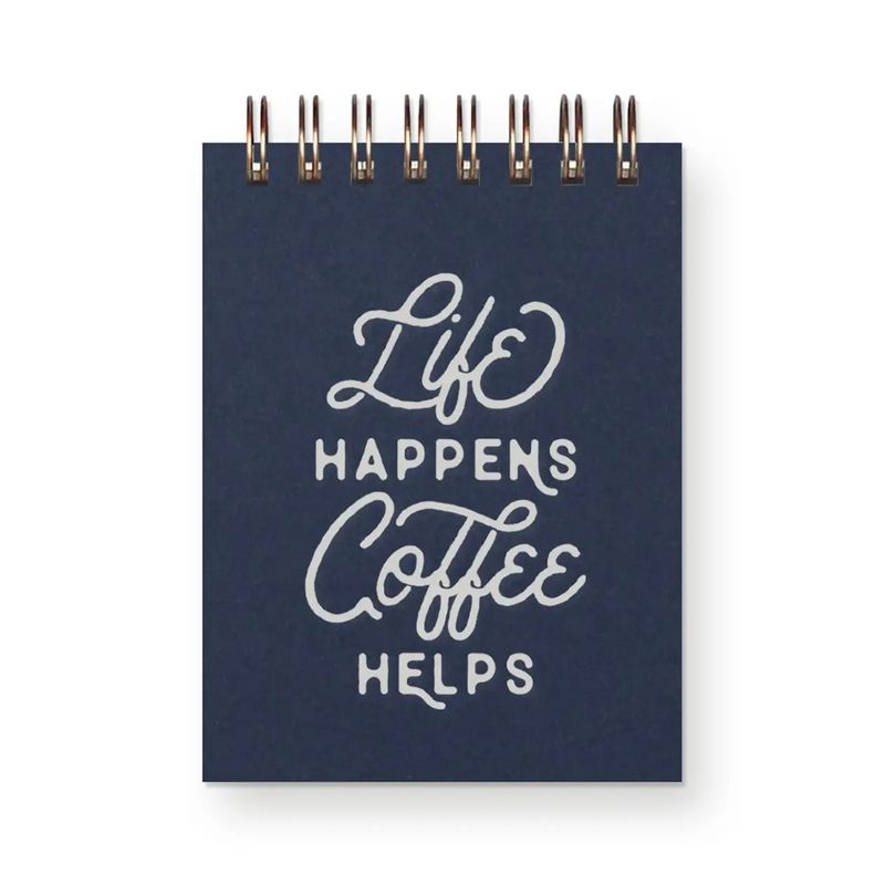 Mini Notebook - Life Coffee