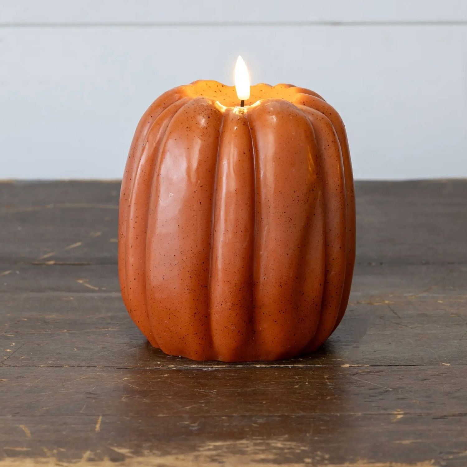 6.5" Orange Pumpkin Candle
