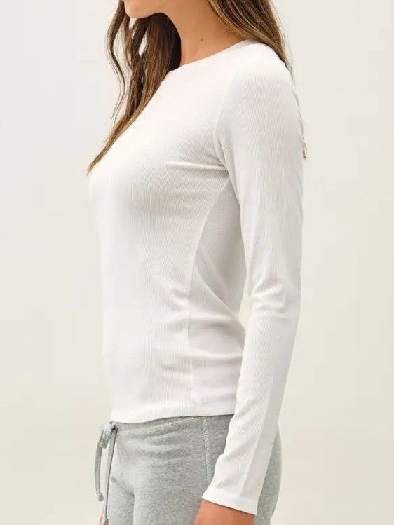 Garment Dye Ribbed Crewneck Two Color Options 