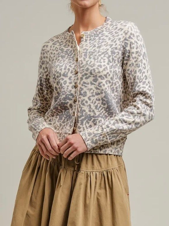 Leopard Print Cardigan