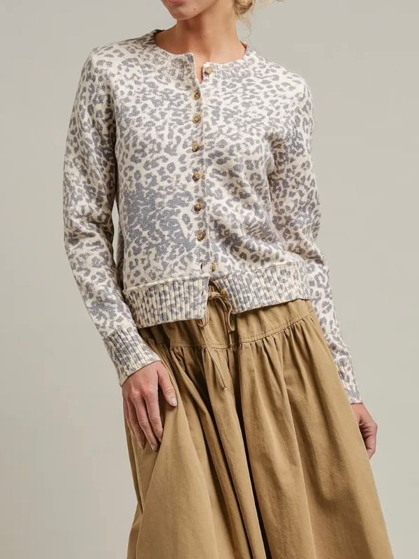Leopard Print Cardigan