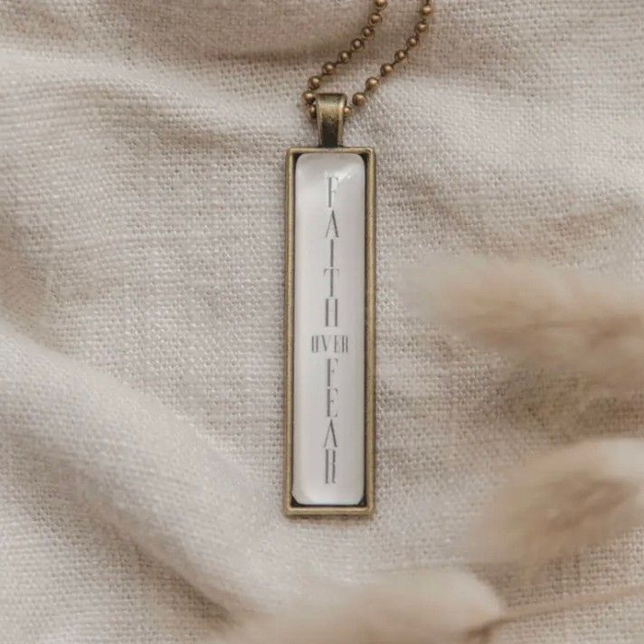 Faith Over Fear Pendant
