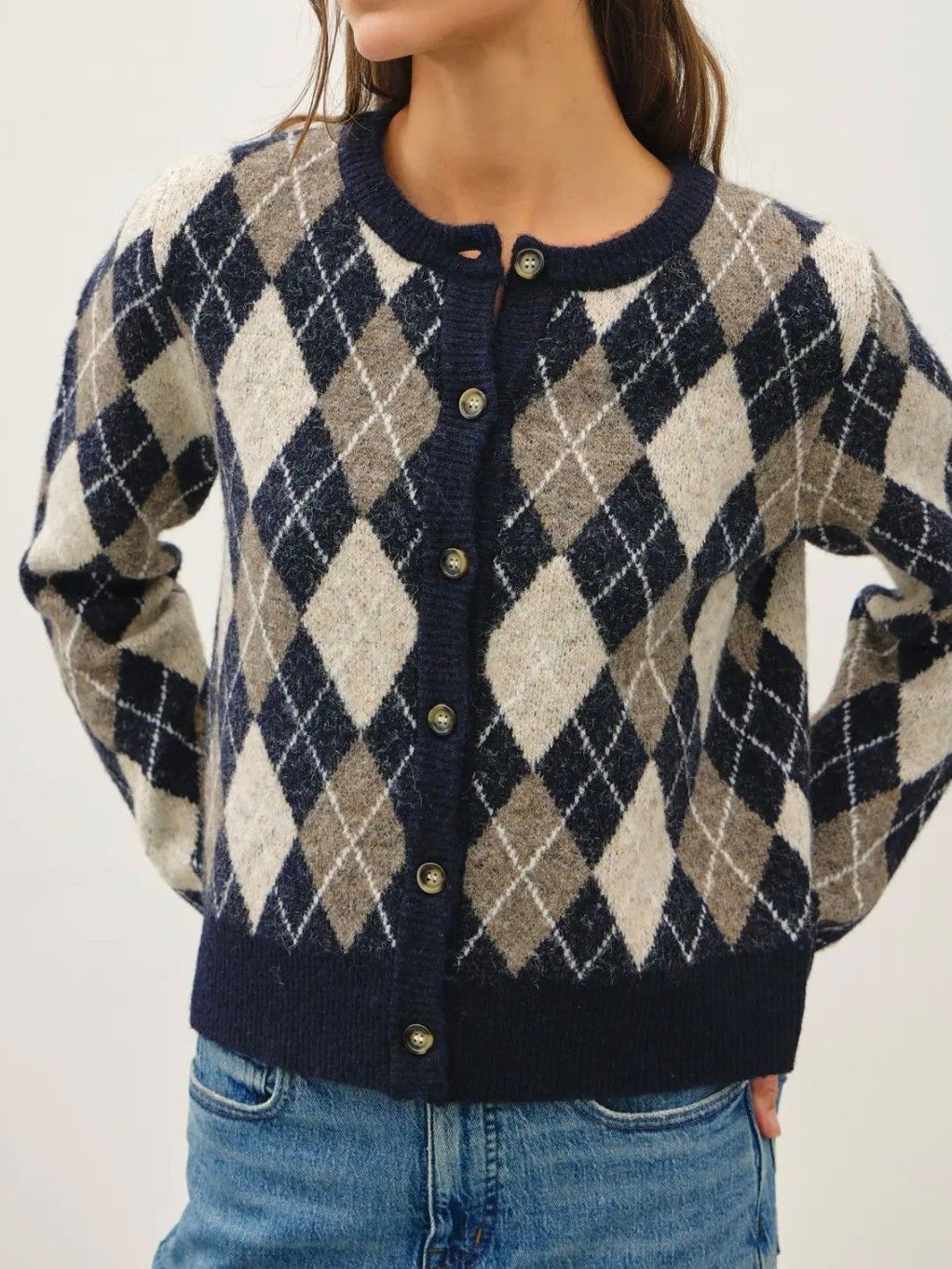 Argyle Pattern Sweater