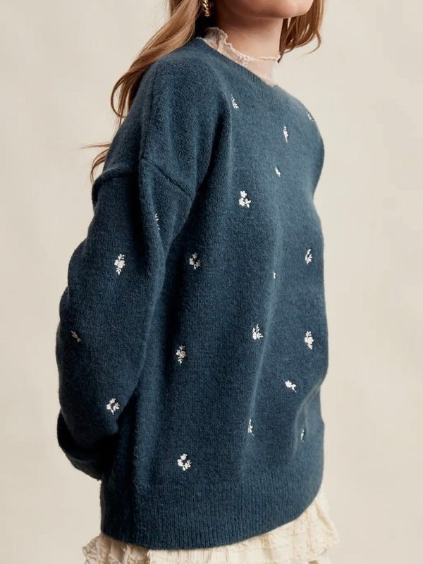 Dot Knit Sweater