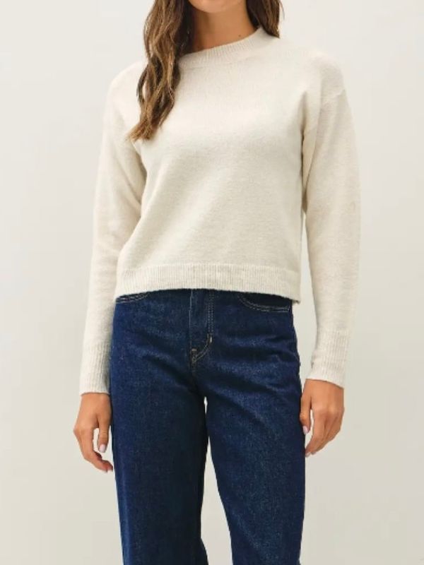 Wool Touch Cozy Cropped Sweater