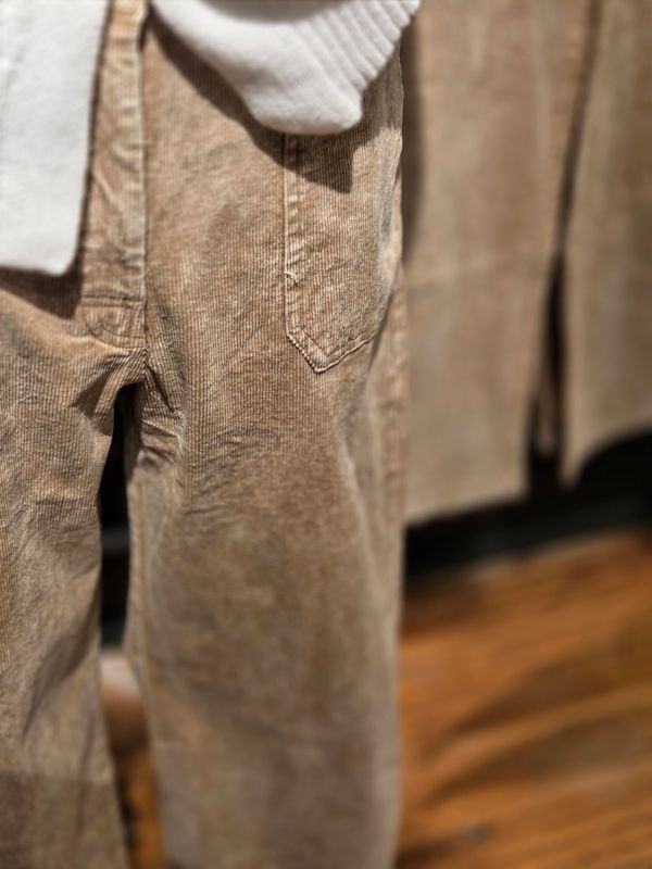Washed Corduroy Wide Leg