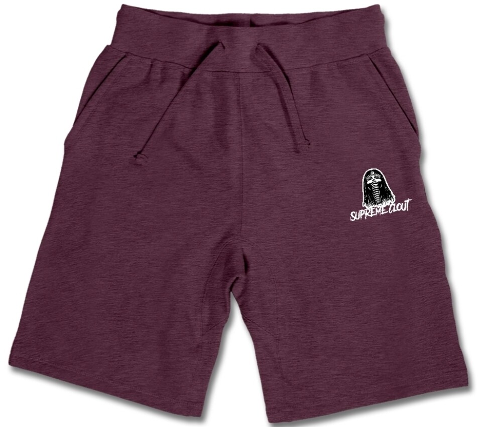 Supreme Clout (Wine Heather) Jogger Short