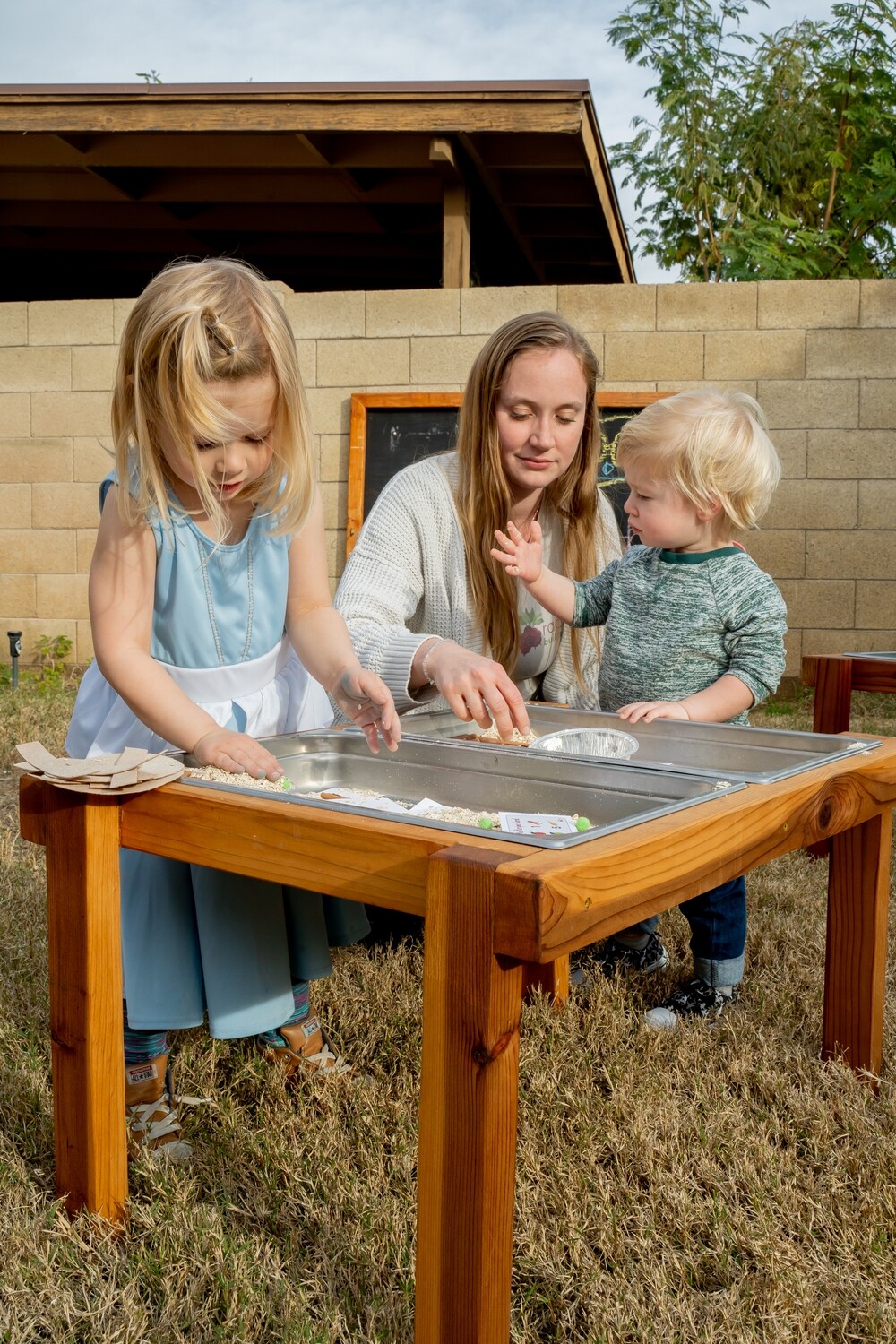 Double Sensory Table