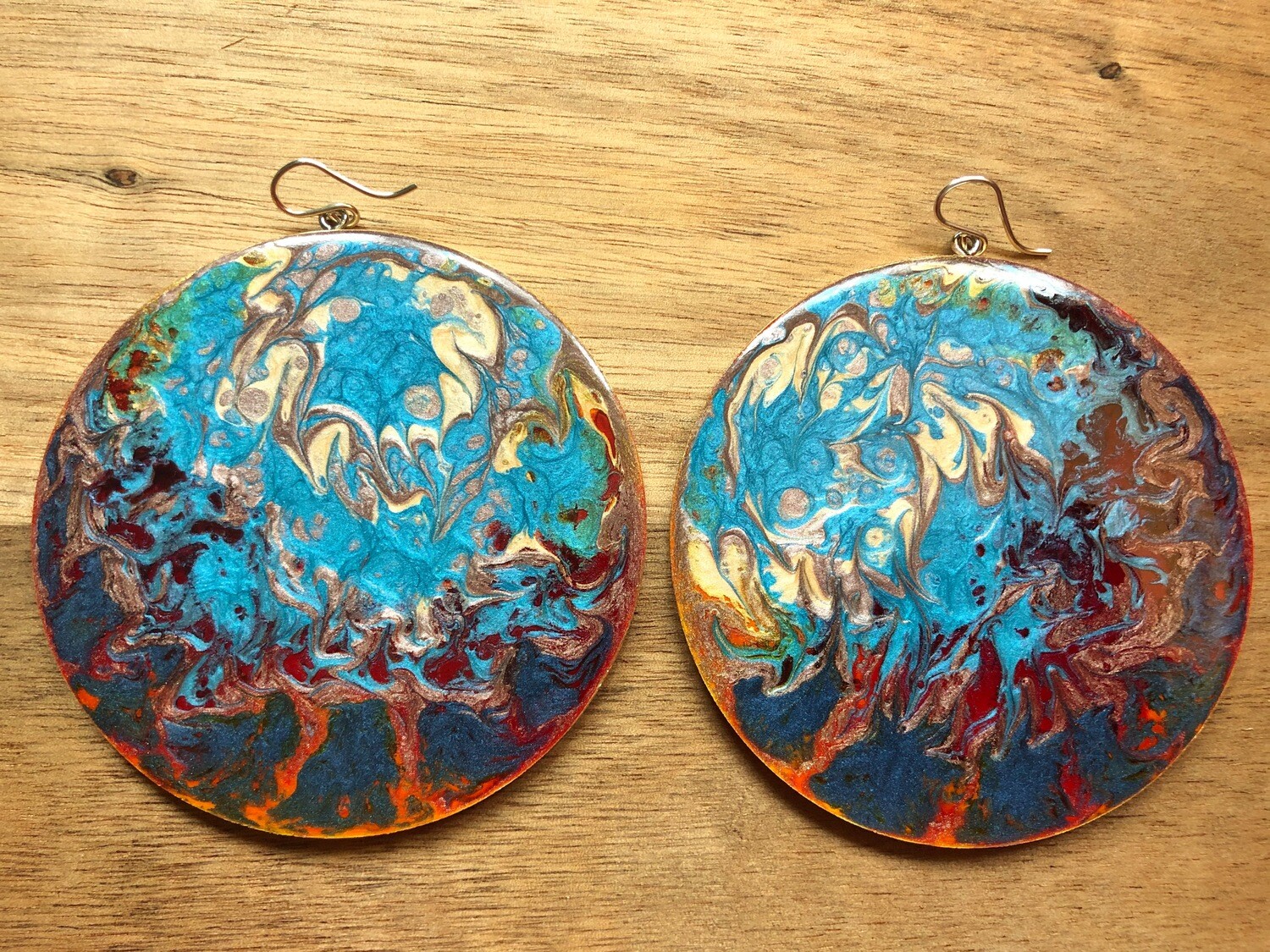 3&quot; Jupiter Cosmos Earrings