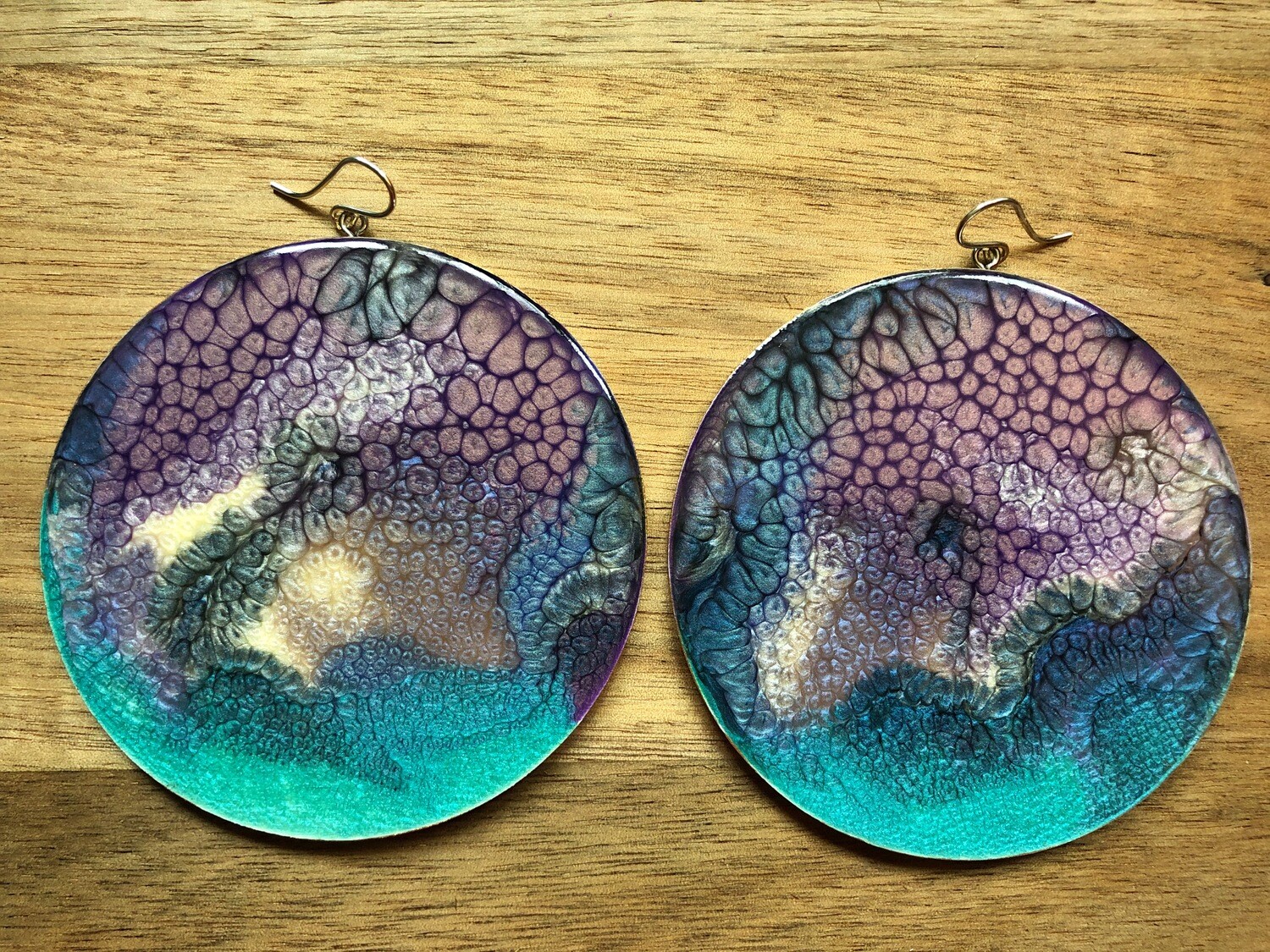 3&quot; Mermaid Cosmos Earrings