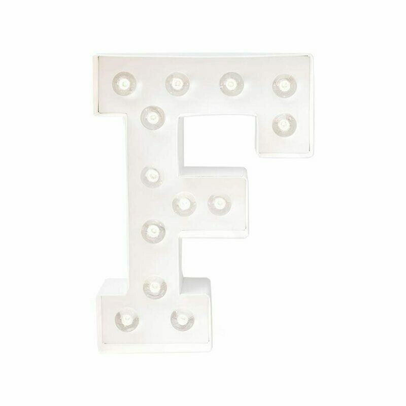 Heidi Swapp™ DIY Marquee Letter Kit - F - White - 8 inches