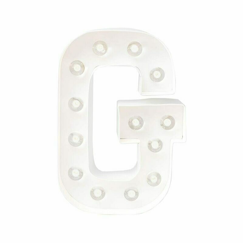 Heidi Swapp™ DIY Marquee Letter Kit - G - White - 8 inches