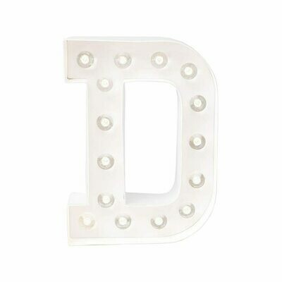 Heidi Swapp™ DIY Marquee Letter Kit - D - White - 8 inches