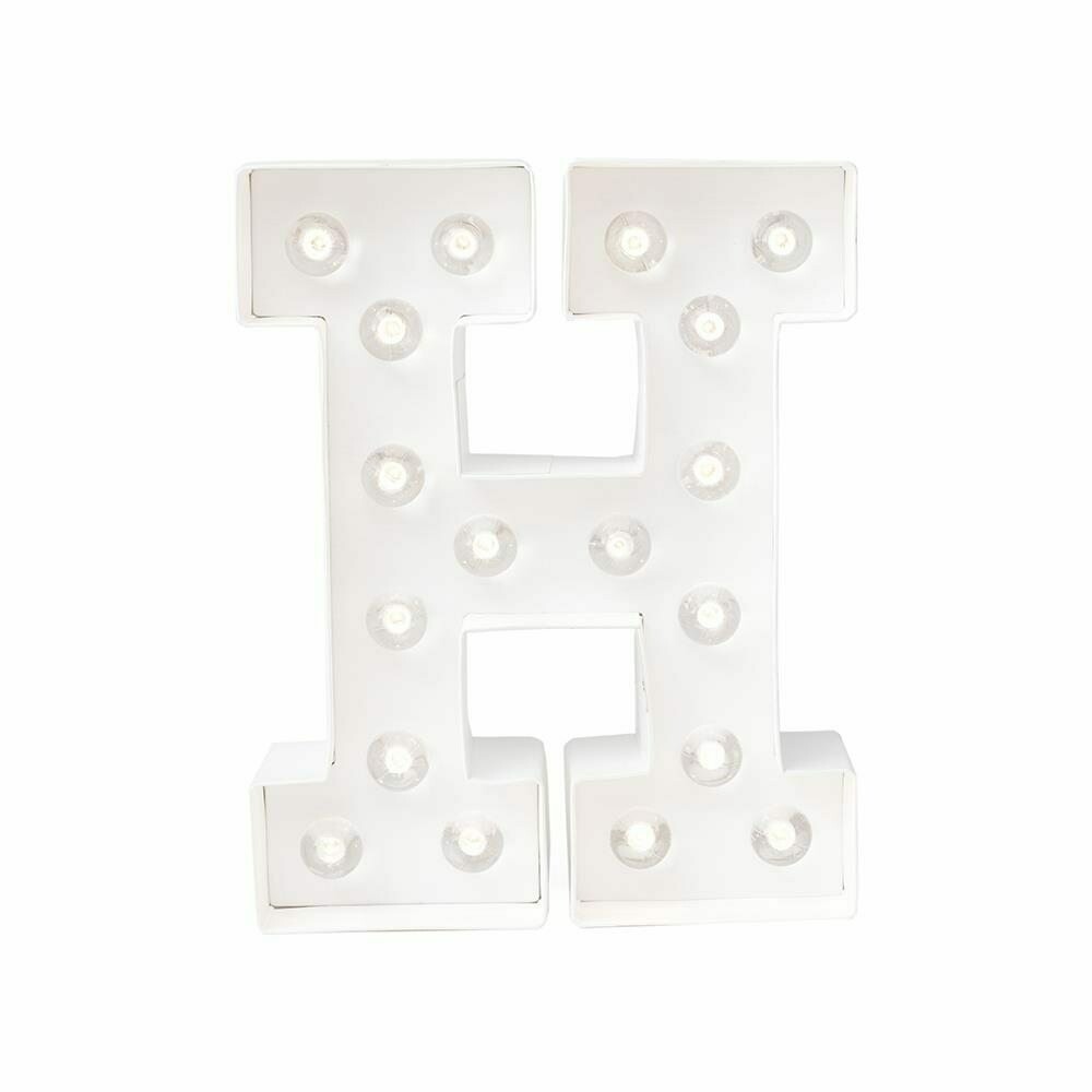 Heidi Swapp™ DIY Marquee Letter Kit - H - White - 8 inches