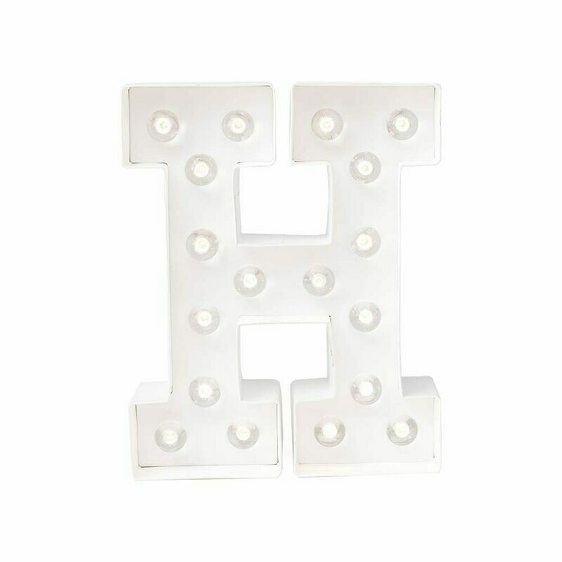 Heidi Swapp™ DIY Marquee Letter Kit - H - White - 8 inches