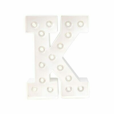 Heidi Swapp™ DIY Marquee Letter Kit - K- White - 8 inches
