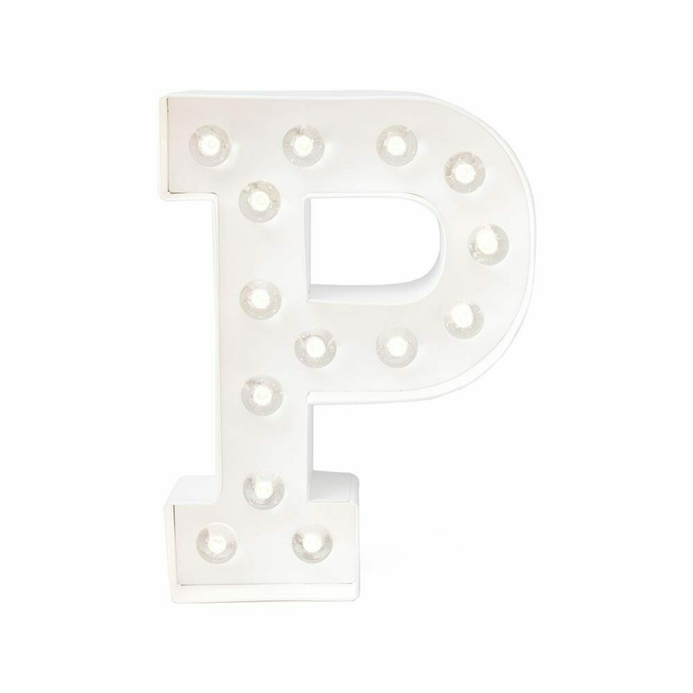 Heidi Swapp™ DIY Marquee Letter Kit - P - White - 8 inches