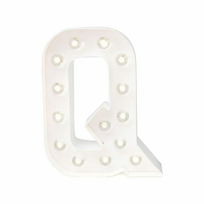 Heidi Swapp™ DIY Marquee Letter Kit - Q - White - 8 inches