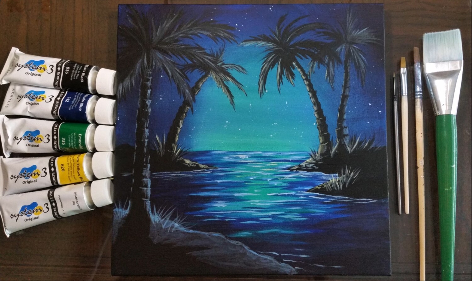 Lagoon at Night - Painting Kit Lagoon at Night - Painting Kit