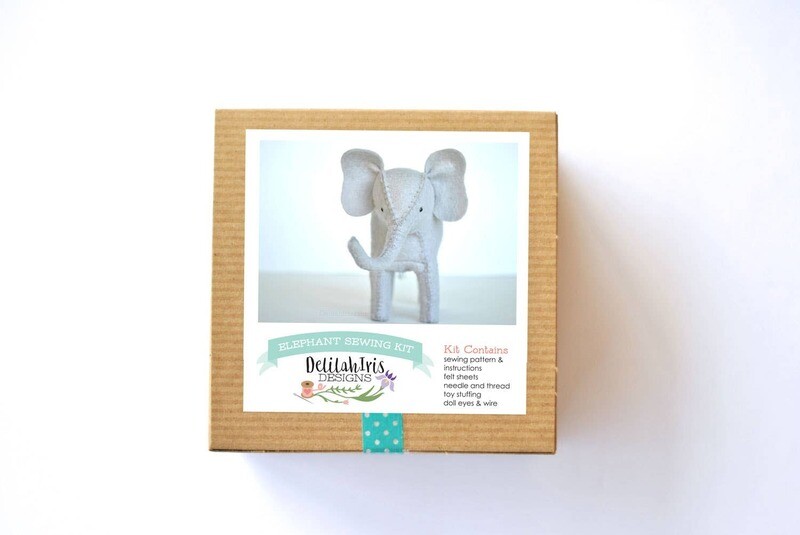 Stuffed Elephant Sewing Craft Kit (ages 9+)