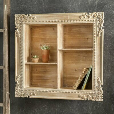 Carved Wood Shadow Box (Special Order) Carved Wood Shadow Box (Special Order)