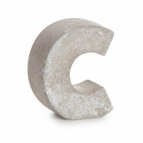 Darice® Mini Cement Letters Decor - Letter C