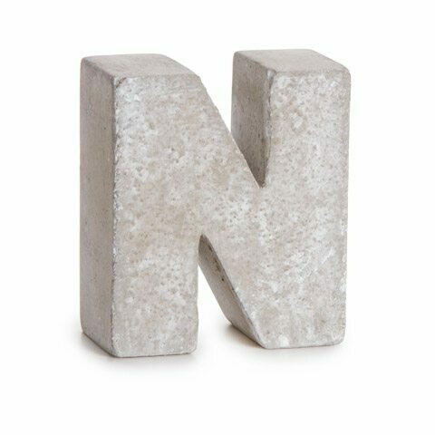 Darice® Mini Cement Letters Decor - Letter N