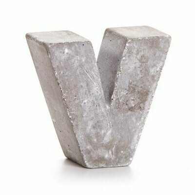 Darice® Mini Cement Letters Decor - Letter V