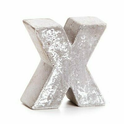 Darice® Mini Cement Letters Decor - Letter X