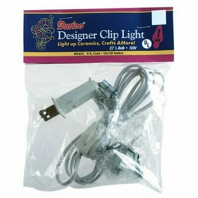 Electrical cord with Light (6 foot) White