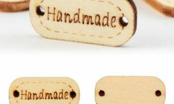 100PCS/Bag Vintage Handmade Wooden 2 Hole Buttons - Special Order (FREE SHIPPING)