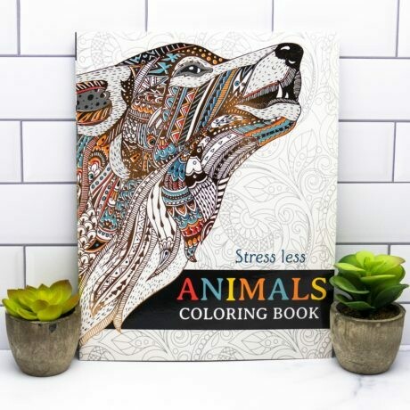 Adult Coloring Book- Stress Less- Animals Adult Coloring Book- Stress Less- Animals