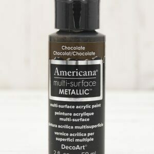 Americana Multi Surface Paint - Metallic Chocolate - 2 Ounces