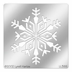 Antler Snowflake Metal Stencil