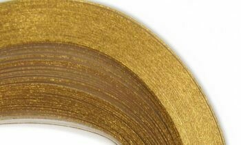 Craft Harbor Touch of Gold/White Quilling Strips 1/8
