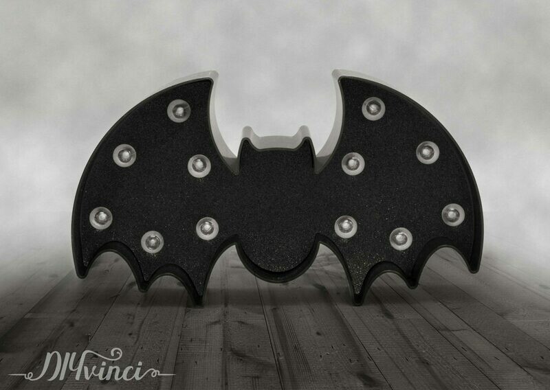 MARQUEE SHAPES - HS - HALLOWEEN - PLASTIC - BAT MARQUEE SHAPES - HS - HALLOWEEN - PLASTIC - BAT