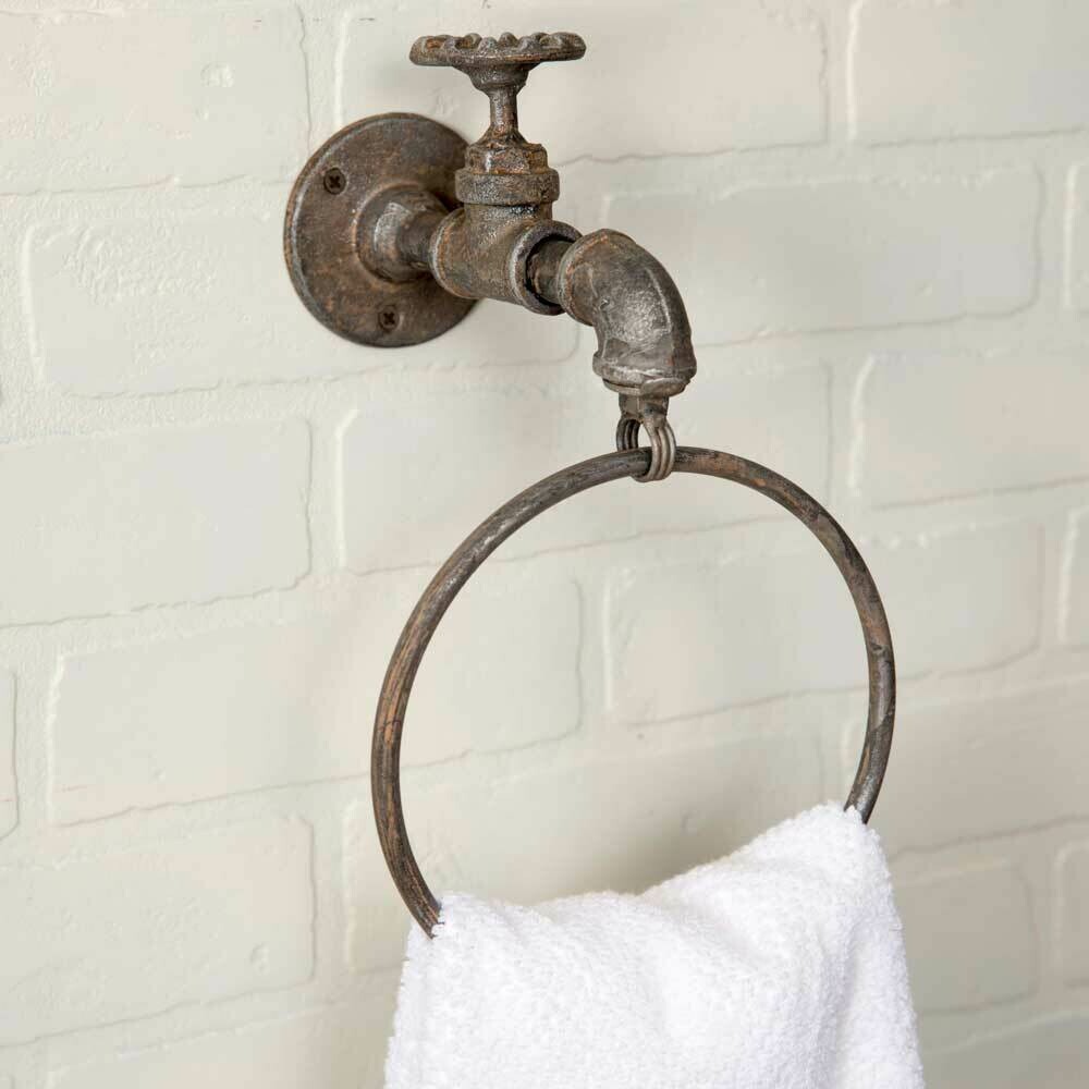 Water Spigot Towel Ring Water Spigot Towel Ring