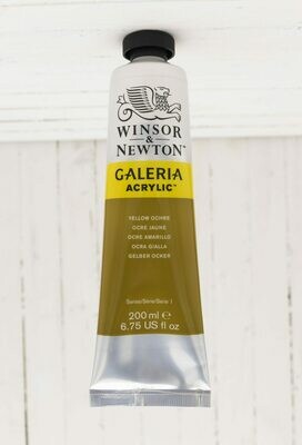Winsor & Newton Galeria Acrylic 200 ml tube Yellow Ochre