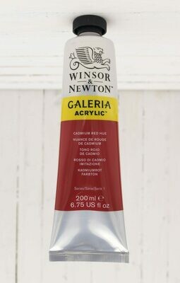 Winsor & Newton Galeria Acrylic 200 ml tube Cadmium Red Hue