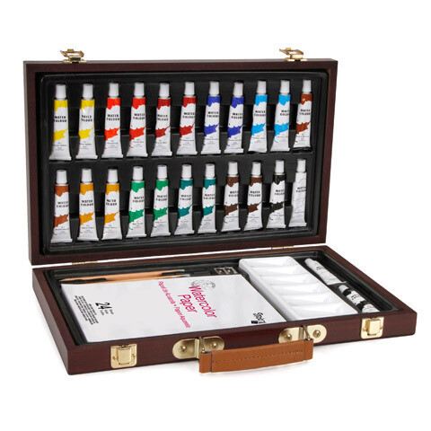 Studio 71 Wood Box Watercolor Set- 34 pcs Studio 71 Wood Box Watercolor Set- 34 pcs