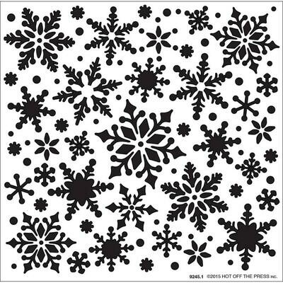 Snowflakes Stencils 6 x 6
