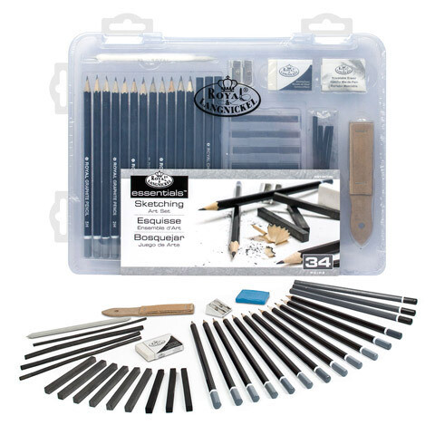 Small Clear Case Sketching Set- 34 pcs Small Clear Case Sketching Set- 34 pcs