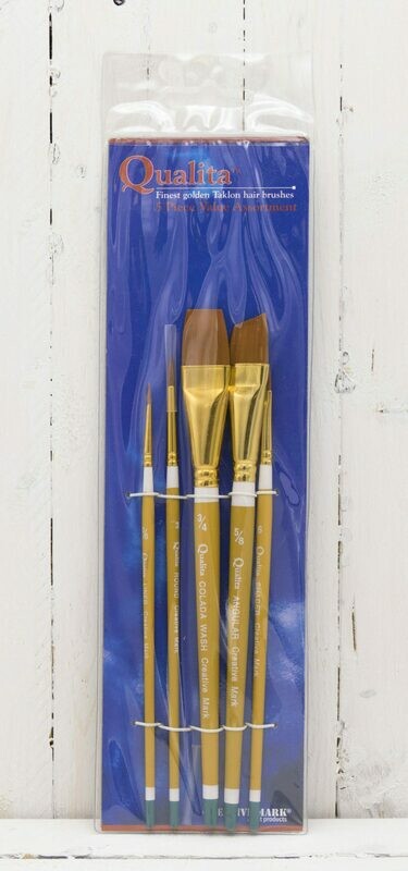 Qualita™ Short Handled Brush - Value Set of 5 Qualita™ Short Handled Brush - Value Set of 5